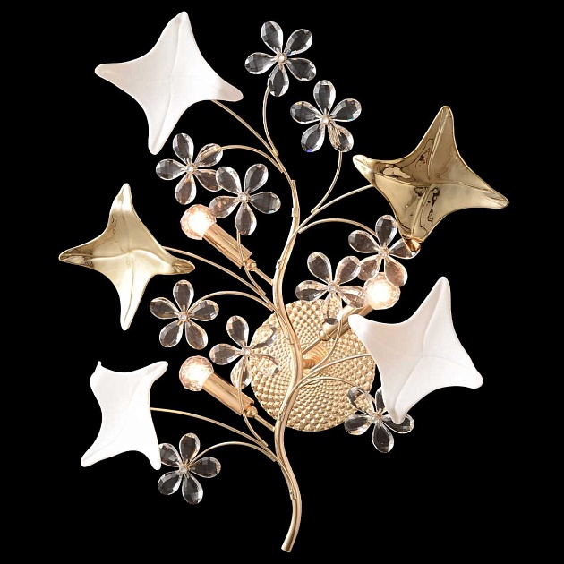 Настенный светильник Crystal Lux LETISIA AP3 GOLD Фото № 5