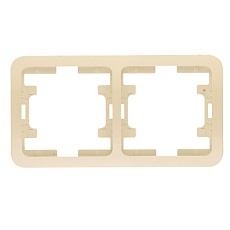 Рамка Makel 2-м Mimoza крем. 32012