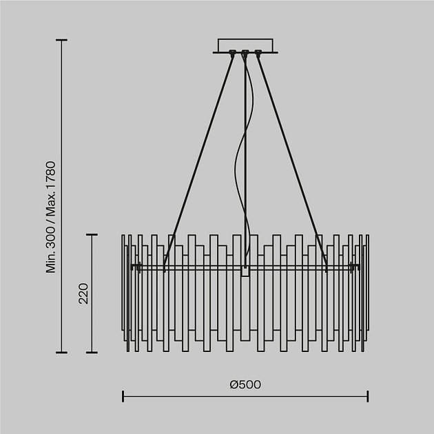 Подвесная люстра Maytoni Coliseo MOD136PL-06BS изображение 2 Подвесная люстра Maytoni Coliseo MOD136PL-06BS Фото № 2