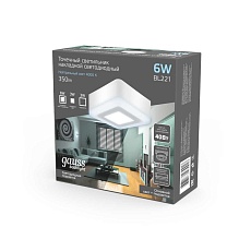 Потолочный светодиодный светильник Gauss Backlight BL221 5