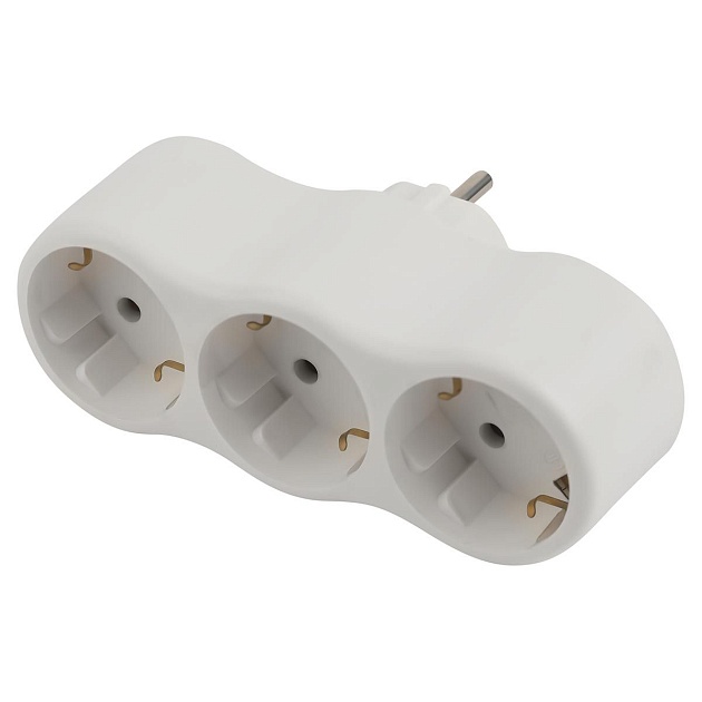 Сетевой разветвитель ЭРА SPx-3e-W Б0053479 Фото № 1