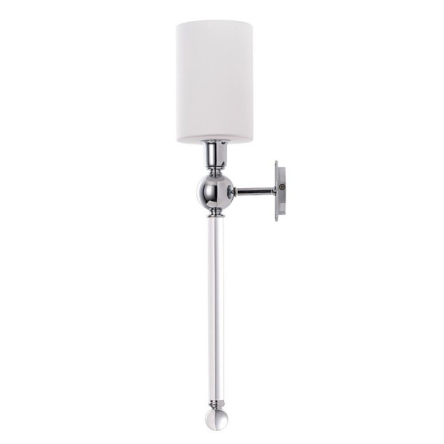 Бра Crystal Lux Mirabella AP1 Chrome/White изображение 1 Бра Crystal Lux Mirabella AP1 Chrome/White Фото № 1