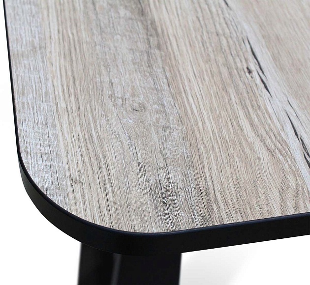 Кухонный стол Sheffilton SHT-T40/130-160 дуб аляска/черный 5557229202 изображение 2 Кухонный стол Sheffilton SHT-T40/130-160 дуб аляска/черный 5557229202 Фото № 2