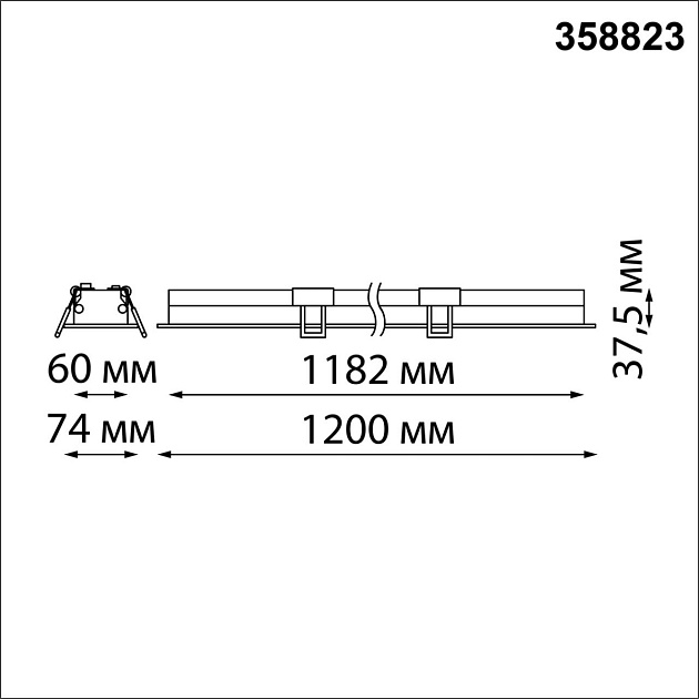 Встраиваемый светодиодный светильник Novotech Spot Iter 358823 Фото № 3