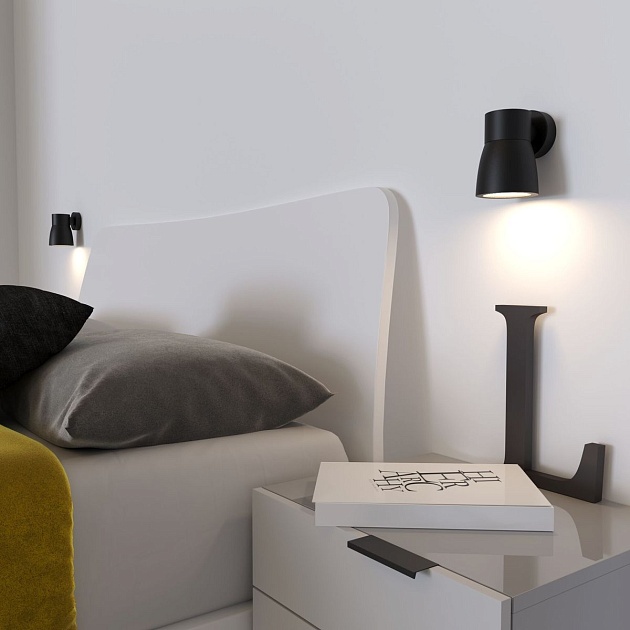 Бра Elektrostandard Cono MRL 1027 черный a061047 Фото № 3