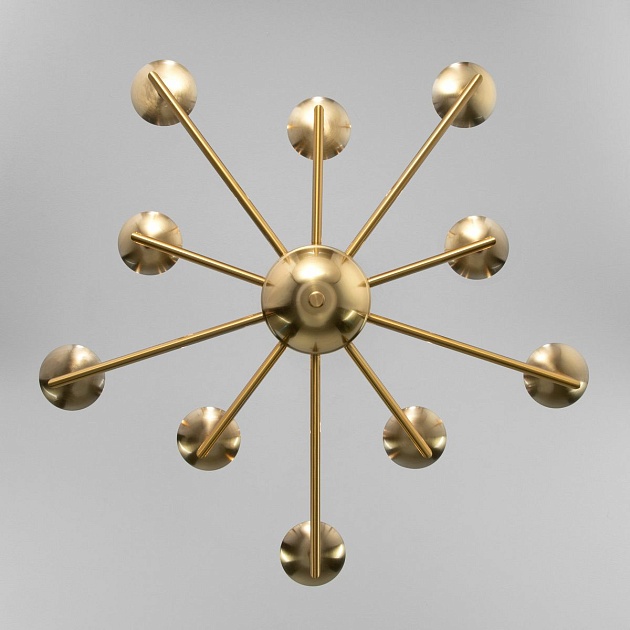 Подвесная люстра Eurosvet Cariso 60150/10 латунь Фото № 4