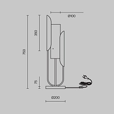 Настольная лампа Maytoni Сipresso Z014TL-01G 1