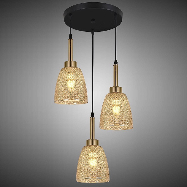 Подвесная люстра Reluce 09011-0.9-03 Amber Фото № 3