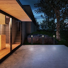 Уличный светильник Elektrostandard 1550 Techno черный a035095 2