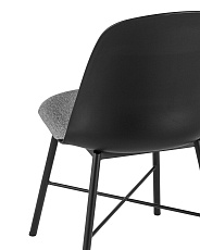 Кухонный стул Stool Group Shell с мягким сиденьем черный 8336 black 5