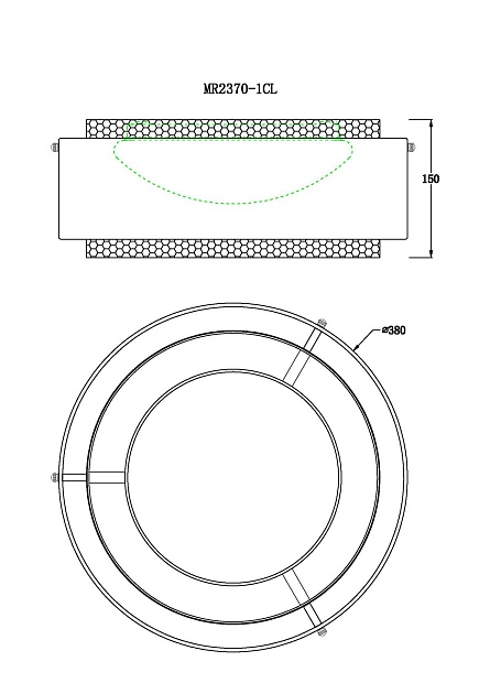 Потолочный светодиодный светильник MyFar Anders MR2370-1CL изображение 2 Потолочный светодиодный светильник MyFar Anders MR2370-1CL Фото № 2