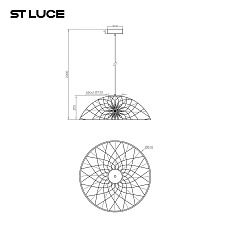 Подвесной светодиодный светильник ST Luce Bound SL6016.603.01 1