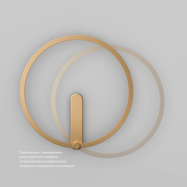 Настенный светодиодный светильник Denkirs Round DK5035-SG Фото № 4