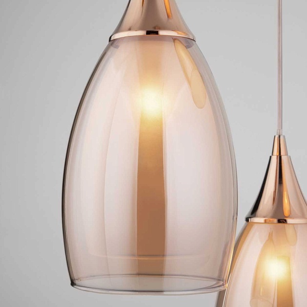 Подвесной светильник Eurosvet 50085/3 золото изображение 4 Подвесной светильник Eurosvet 50085/3 золото Фото № 4