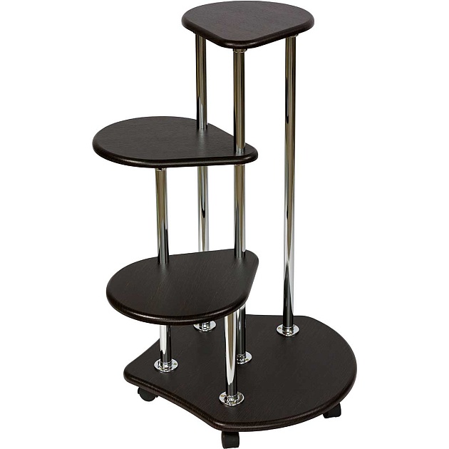 Подставка для цветов Калифорния Троечка венге 5695716606 изображение 1 Подставка для цветов Калифорния Троечка венге 5695716606 Фото № 1