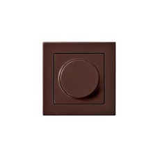 Диммер поворотно-нажимной Liregus Epsilon коричневый 28-1413