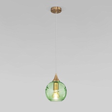 Подвесной светильник Eurosvet Lotus 50221/1 зеленый