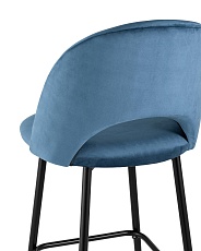 Барный стул Stool Group Меган велюр пыльно-синий AV 415-H58-08(B) 5