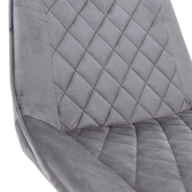 Барный стул AksHome Leros серый, велюр 81474 изображение 8 Барный стул AksHome Leros серый, велюр 81474 Фото № 8