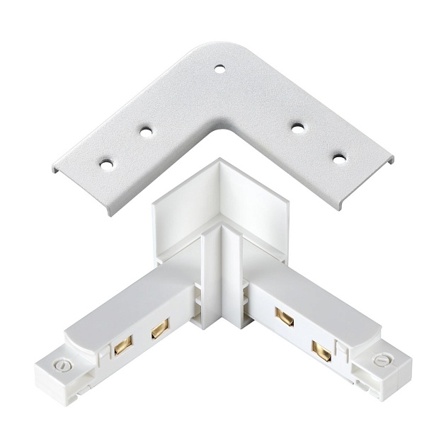 Коннектор L-образный для низковольтного шинопровода Novotech Shino Flum 135104 Фото № 1