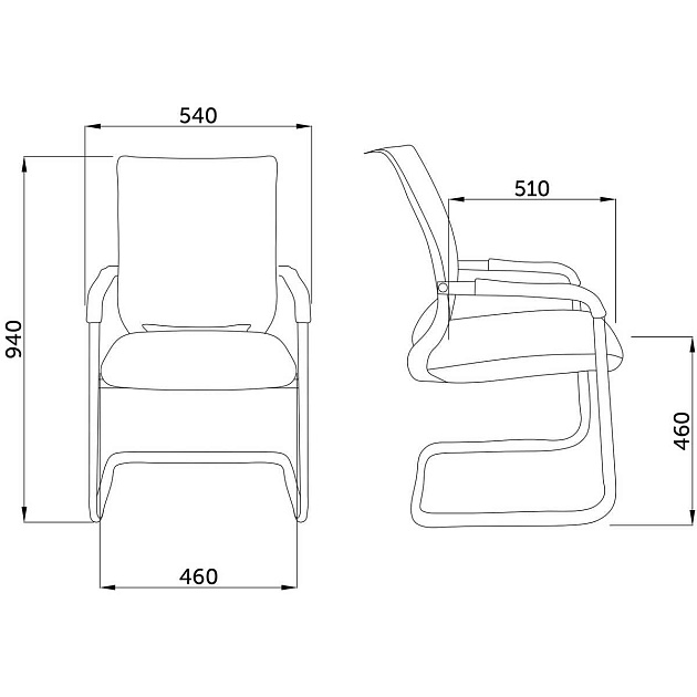 Офисный стул AksHome Lucas серый, сетка 70068 Фото № 2