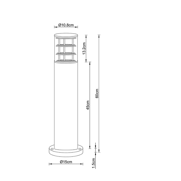 Уличный светильник Arte Lamp Tokyo A5316PA-1BK изображение 2 Уличный светильник Arte Lamp Tokyo A5316PA-1BK Фото № 2