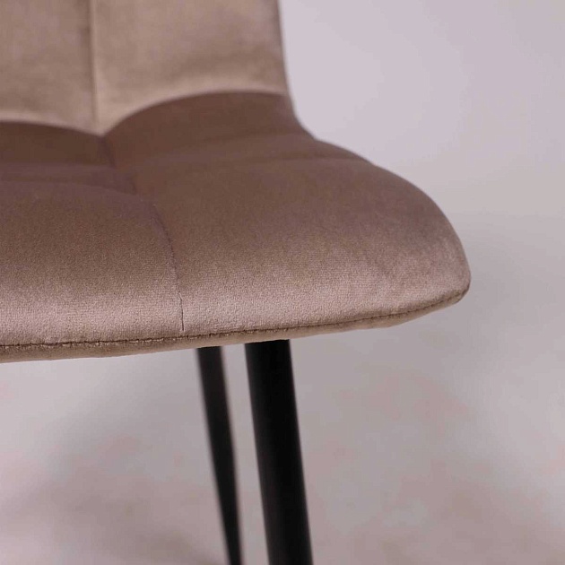 Кухонный стул AksHome Dallas темно-бежевый, велюр 68748 изображение 5 Кухонный стул AksHome Dallas темно-бежевый, велюр 68748 Фото № 5