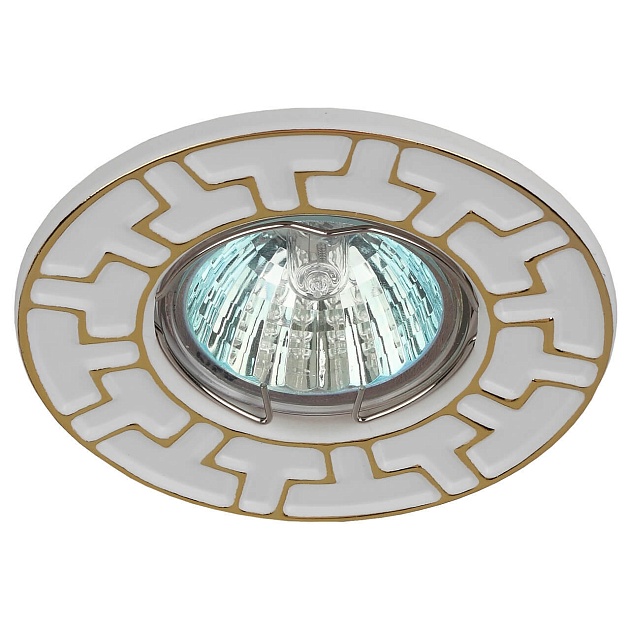 Встраиваемый светильник ЭРА Штампованный ST5 GD/WH Б0036487 изображение 1 Встраиваемый светильник ЭРА Штампованный ST5 GD/WH Б0036487 Фото № 1