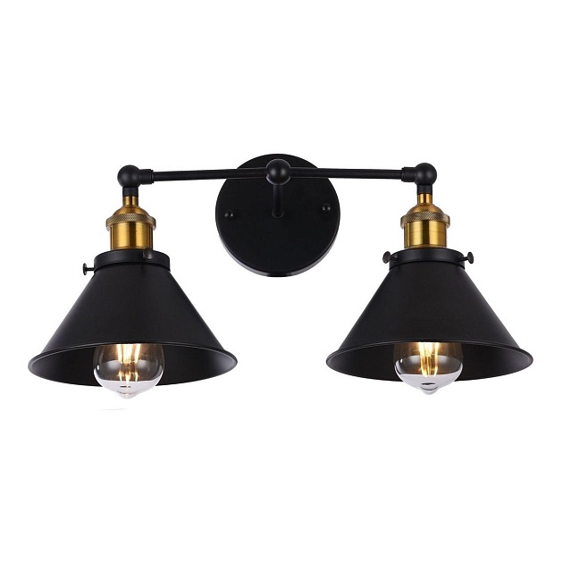 Бра Lumina Deco Gubi LDW B018-2 BK Фото № 4