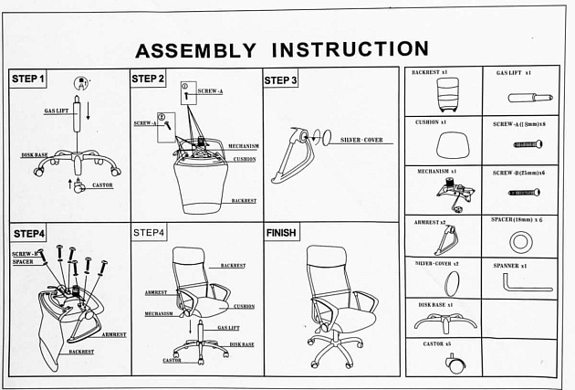 Офисное кресло Woodville Arano 11992 Фото № 2