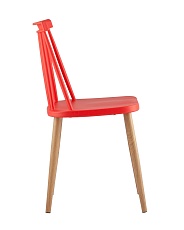 Кухонный стул Stool Group Морган пластиковый красный Y820 red 3