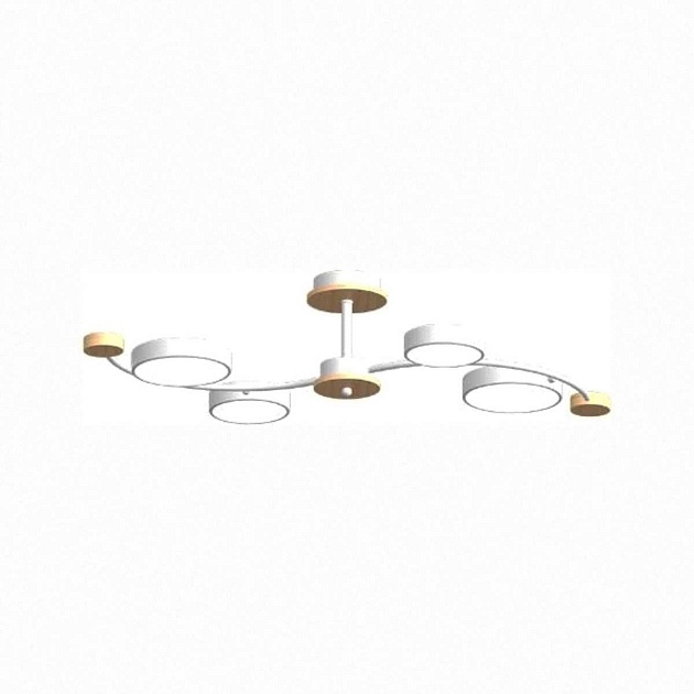 Потолочный cветильник LED4U L3206-800 WH Фото № 1