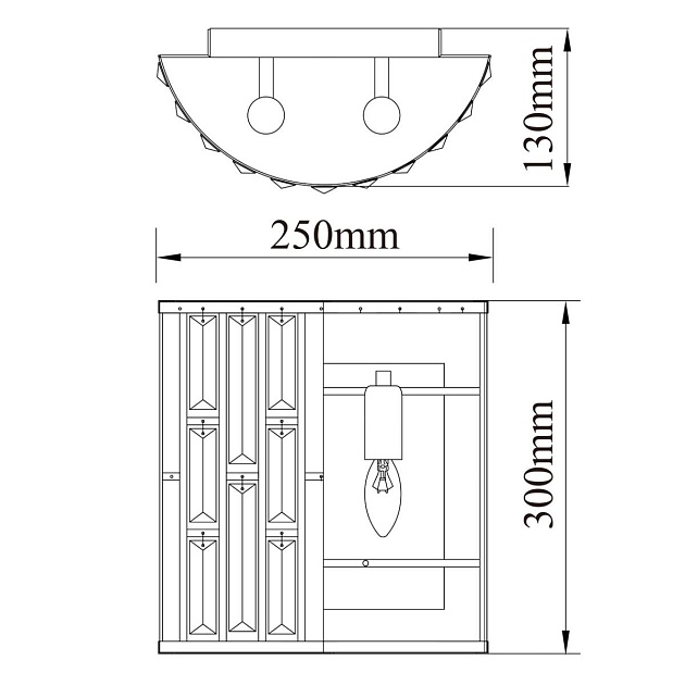 Настенный светильник MW-Light Монарх 1 121020102 Фото № 6