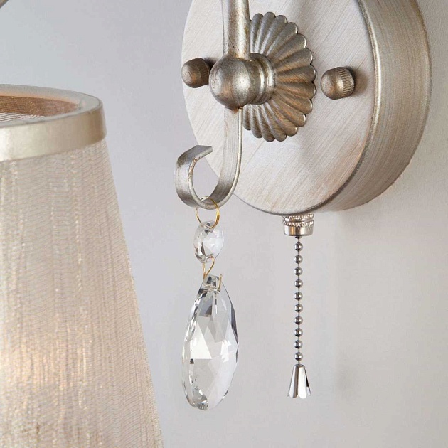 Бра Eurosvet 60065/1 серебро Фото № 2