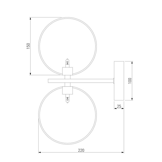 Бра Eurosvet Selisa 50291 изображение 2 Бра Eurosvet Selisa 50291 Фото № 2