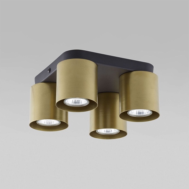 Потолочная люстра TK Lighting 6511 Vico Black Gold Фото № 1