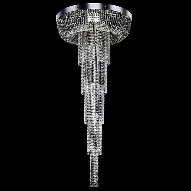 Каскадная люстра Artglass Rosamunde Dia 1000X2200 Polished CE изображение 1 Каскадная люстра Artglass Rosamunde Dia 1000X2200 Polished CE Фото № 1
