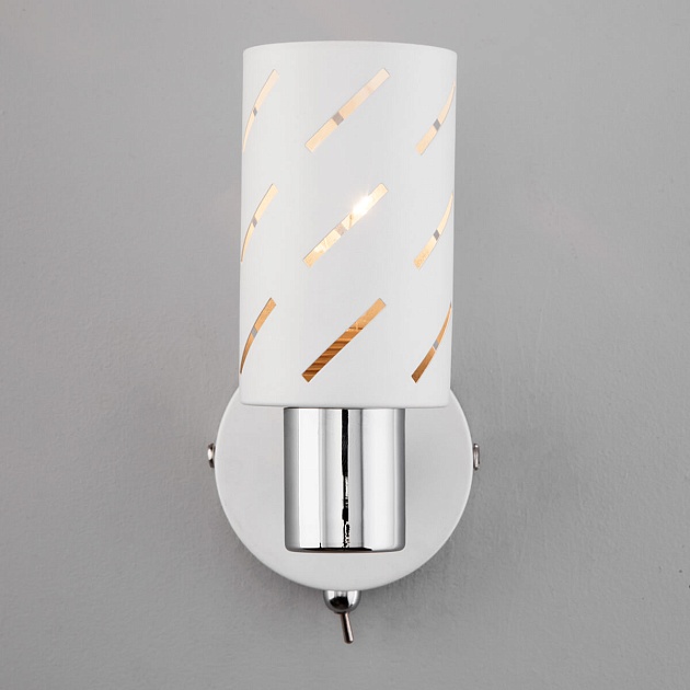 Спот Eurosvet Fente 20090/1 белый/хром изображение 4 Спот Eurosvet Fente 20090/1 белый/хром Фото № 4