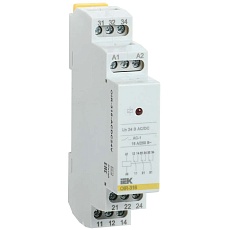 Реле промежуточное модульное OIR 3 контакта 16А 24В AC/DC IEK OIR-316-ACDC24V