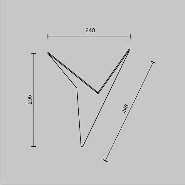 Настенный светодиодный светильник Maytoni Trame C808WL-L3B Фото № 2