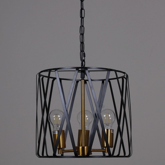 Подвесная люстра Illumico IL1023-3PB-05 BK GD изображение 5 Подвесная люстра Illumico IL1023-3PB-05 BK GD Фото № 5