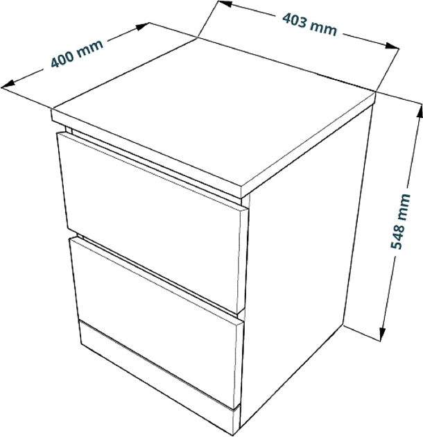 Комод Шведский Стандарт VÄRMA 2 S00197 Фото № 4