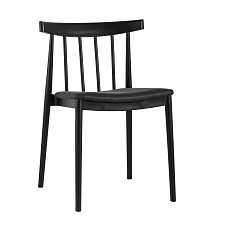 Кухонный стул Stool Group Ranch с мягким сиденьем черный 8305 black
