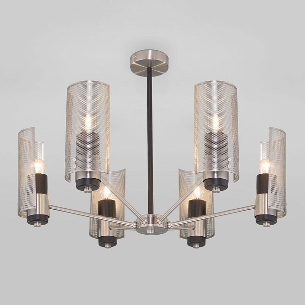 Потолочная люстра Eurosvet Grino 70139/6 никель Фото № 5