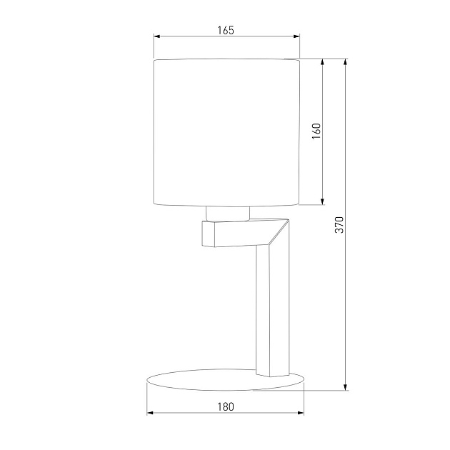 Настольная лампа TK Lighting 5198 Troy White Фото № 2