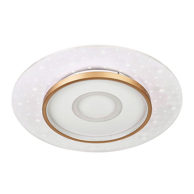 Потолочный cветильник LED4U L1027-500 WH-GD Фото № 1