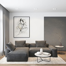 Встраиваемый светильник DENKIRS FLAT DK2092-WH 1