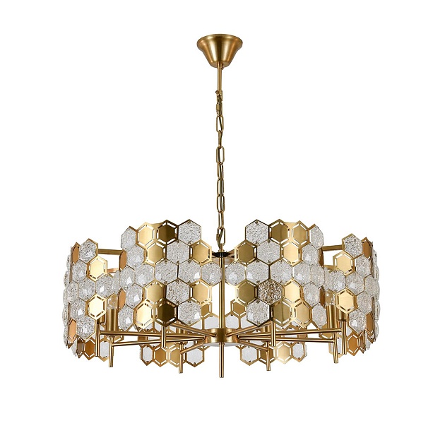 Подвесная люстра Indigo Delizia 12047/8P Brass V000572 Фото № 1