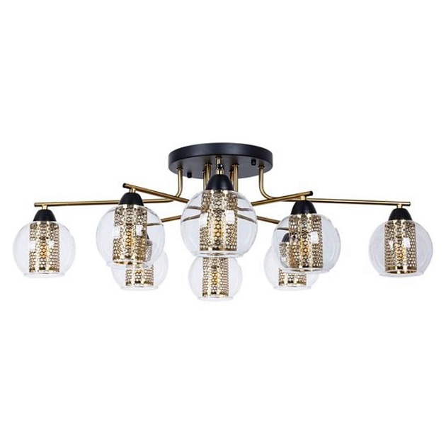 Потолочная люстра Arte Lamp Manchester A7045PL-8BK Фото № 1