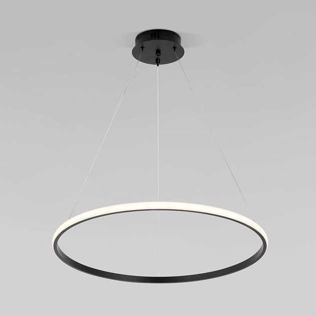 Подвесной светодиодный светильник Eurosvet Collars 90264/1 черный Фото № 7